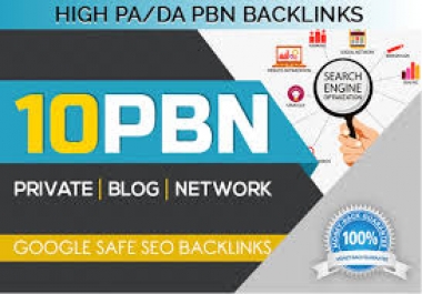 10 Dofollow Home Page Permanent PBN Links Fast Indexing Guaranteed