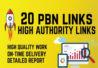 Create 20 high quality PBN backlinks