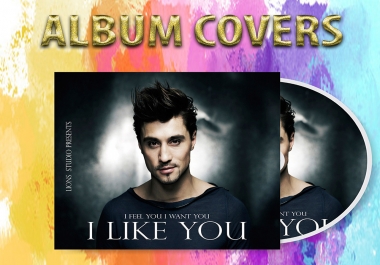 I will design your music album cover art