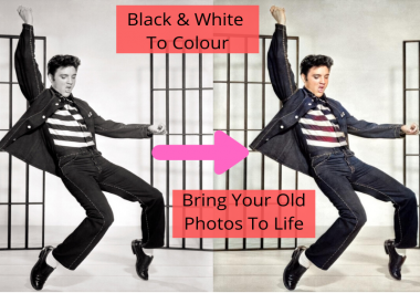 I will Bring Black & White Photos To Life - 10 Photos