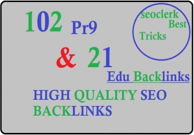 Create 123 powerful pr9 education profile seo backlinks