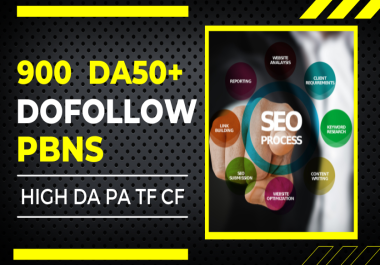 Boost to Top 1st - 900 DA50+ Dofollow PBNs Backlinks