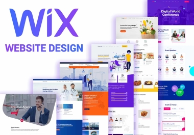 I will design or redesign wix website wix landing page
