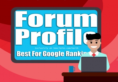 provide 2000 forum and profile dofollow backlinks super fast delivery