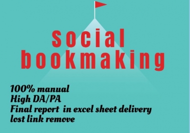 manually 40 pr10 social bookmark backlinks