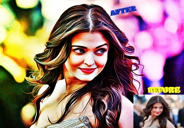 I will Change Any Photo to Oil paint