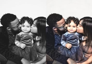 I will Professionally change 5 photos to colours