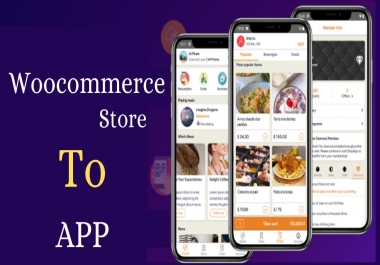 I will create an android app for your woocommerce store