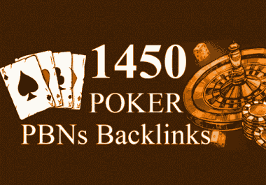 I Will do 1450 poker WEB 2.0 PBNs DOFOLLOW BACKLINKS WITH DA 40+ PA 30+