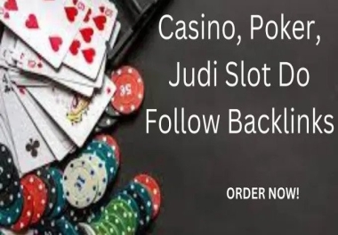 Rank with quality 1000 High DR 81+ Backlinks Casino Gambling/Betting/Poker/UFABET sites for 500