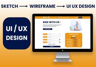 I will design UI UX for web site landing page