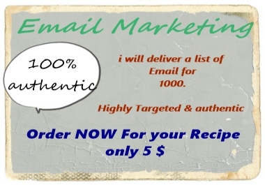 Extract 1000 emails for Your Target Marketing