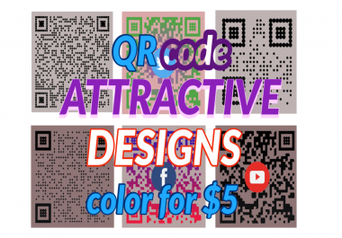 Stunning and Colorful QR codes for you