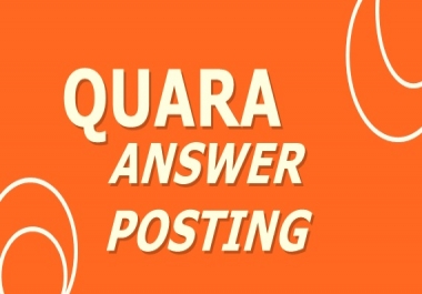 Promote your website with 5 Quara answers on Keyword with upvote