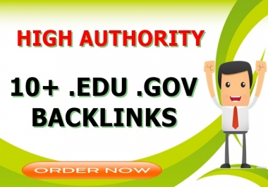 10+. Edu. Gov High Authority SEO Backlinks for website rank Boost