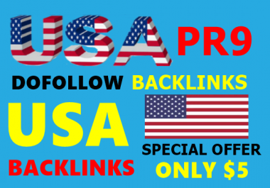 50+ USA Pr9 Web Ranking Seo Safe Dofollow USA Backlinks