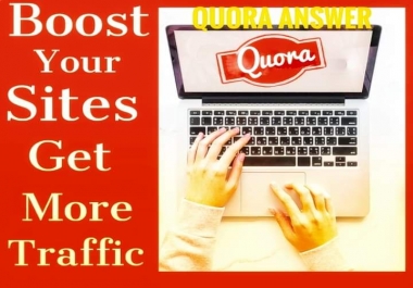 Boost your website by high quality 30+ quora answer with backlink