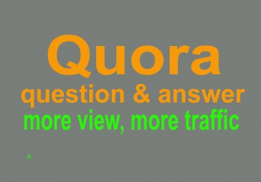 1st offer your choice 15+ Quora