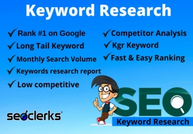 I will provide kgr keyword research for Amazon niche site