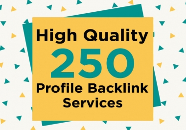 I Will Do Manually High DA 100 Profile Backlinks