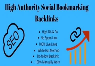 I will provide top 30 high quality social bookmarking backlinks for your website
