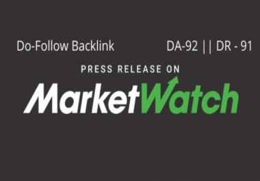 Instant Submit Press Release On Marketwatch