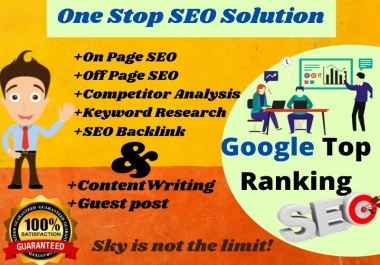 I Will Do SEO Onpage Offpage Complete Schedule Customer Need base Service
