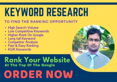 I will do keyword research that actually ranks