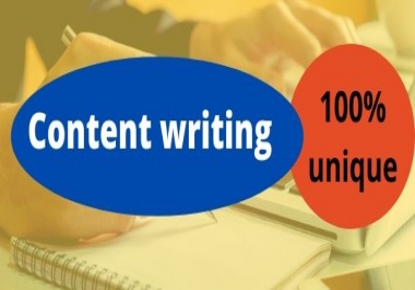 Article Writing,  Content Writing,  Blog Writing in any Topic for 500- 1000 words