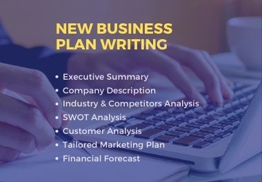 I will write a unique business plan