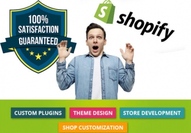 I will create a professional shopify store or shopify website