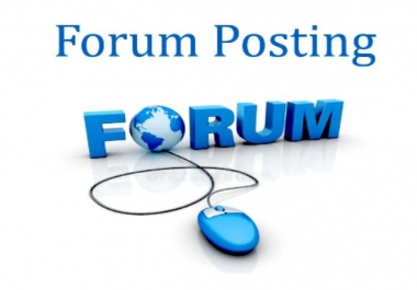 I will create 50 High Quality Forum Backlinks