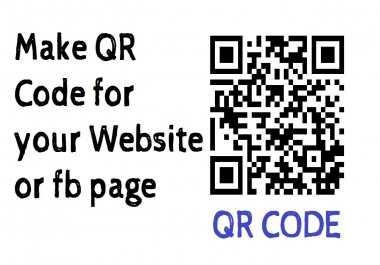 I will make a qr code with your logo