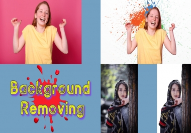 Background Removing with unlimited revision.