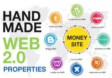 200 Manually build permanent DO DA 70+ web 2.0 high authority backlinks