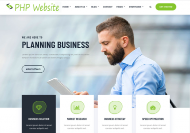 Copy any website in HTML statistic or PHP to build your business website
