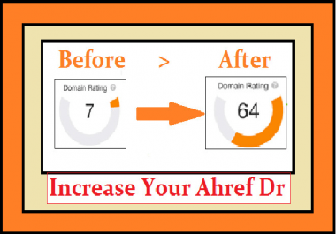 I will increase your website ahref domain rating dr 40 plus