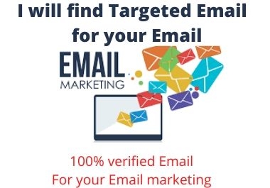 I will provide you 1000 targeted email list for Email Marketing