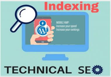 I will index site URL and setup google amp in your wordpress site