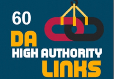 i will crate60 da high authority profile backlinks.