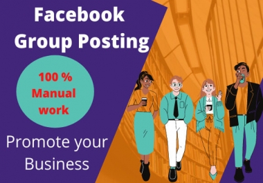 I will do facebook post in promote your Business 2 million of peoples