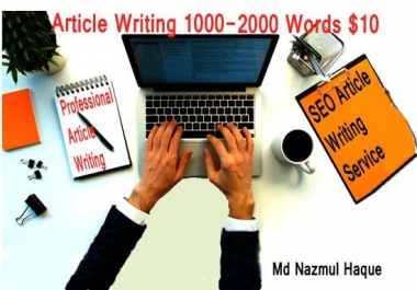Write High Quality 3X500 Word Articles In Any Topic for