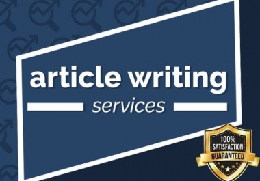 500 words Unique SEO Optimized Article Writing Service