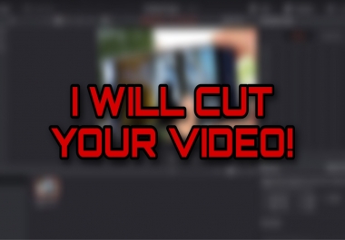 I will cut YOUR YouTube video