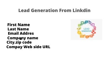 I will collect lead generation from linkdin