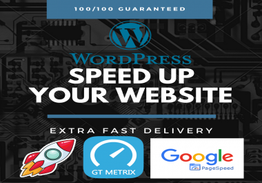 Wordpress speed optimization,  fix wordpress page speed