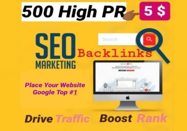 I will create 500 DO-follow High quality backlinks