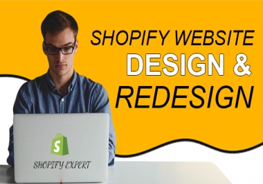 I will design SEO friendly Shopify store for you