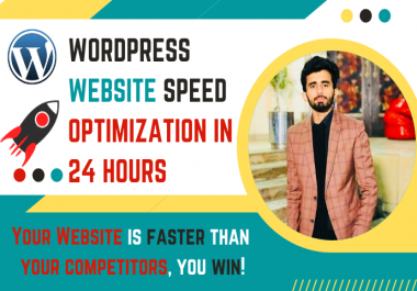 I will do Wordpress website speed optimization,  increase page speed