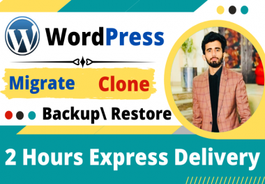 I will migrate Wordpress website,  clone Wordpress and change domain
